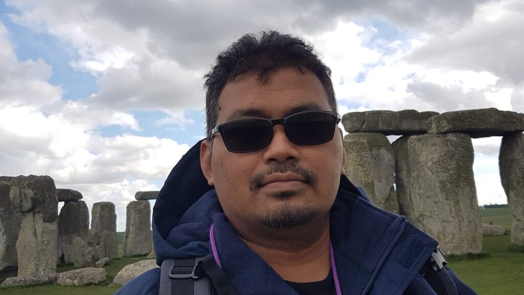 Rahman at Stonehenge